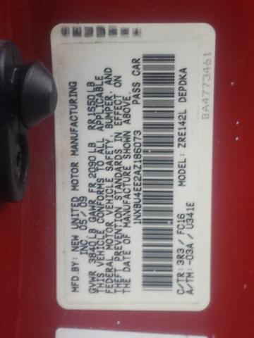 Photo 10 from auction – 2010 TOYOTA COROLLA BA with VIN 1NXBU4EE2AZ186073