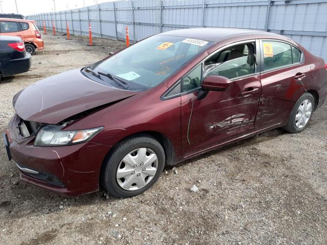 Photo 9 from auction – 2014 HONDA CIVIC LX with VIN 19XFB2F5XEE232090