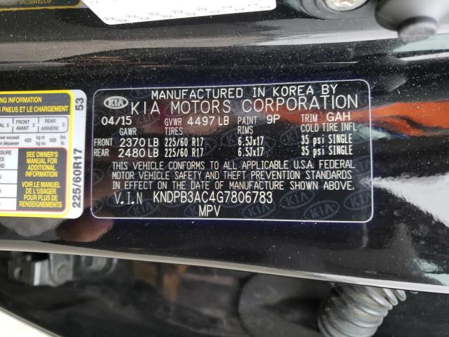 Photo 10 from auction – 2016 KIA SPORTAGE L with VIN KNDPB3AC4G7806783