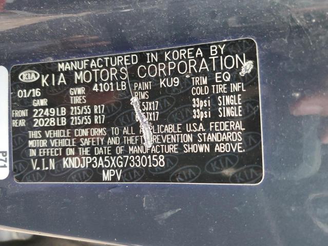 Photo 10 from auction – 2016 KIA SOUL + with VIN KNDJP3A5XG7330158