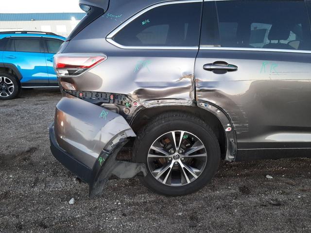 Photo 9 from auction – 2016 TOYOTA HIGHLANDER with VIN 5TDJKRFH2GS230159