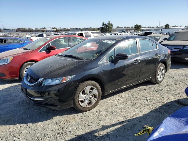 Photo 2 from auction – 2014 HONDA CIVIC LX with VIN 19XFB2F58EE249096