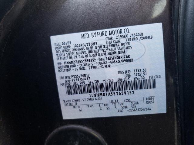 Photo 10 from auction – 2005 LINCOLN LS with VIN 1LNHM87A55Y659152