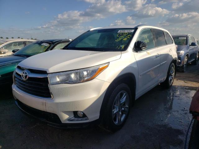 Photo 2 from auction – 2016 TOYOTA HIGHLANDER with VIN 5TDDKRFH4GS226272