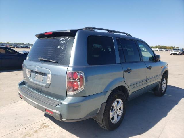 Photo 4 from auction – 2007 HONDA PILOT LX with VIN 5FNYF28167B028049