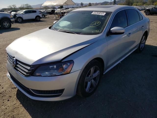 Photo 2 from auction – 2012 VOLKSWAGEN PASSAT SE with VIN 1VWBP7A34CC108644