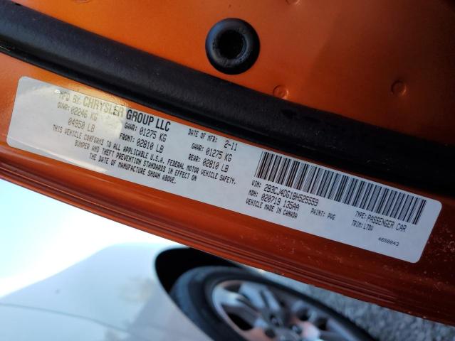 Photo 10 from auction – 2011 DODGE CHALLENGER with VIN 2B3CJ4DG1BH525559
