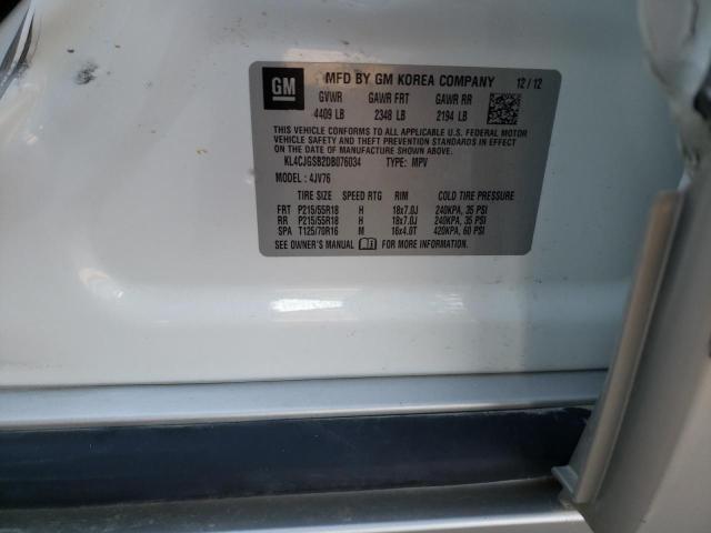 Photo 10 from auction – 2013 BUICK ENCORE with VIN KL4CJGSB2DB076034