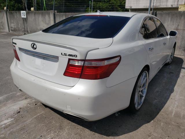 Photo 4 from auction – 2007 LEXUS LS 460 with VIN JTHBL46F975033674