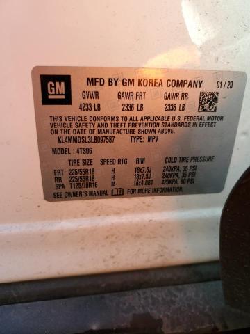Photo 10 from auction – 2020 BUICK ENCORE GX with VIN KL4MMDSL3LB097587