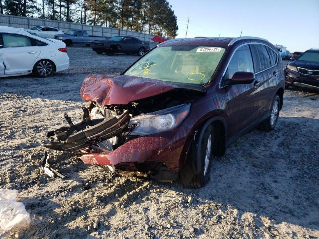 Photo 2 from auction – 2014 HONDA CR-V EXL with VIN 5J6RM3H75EL015740