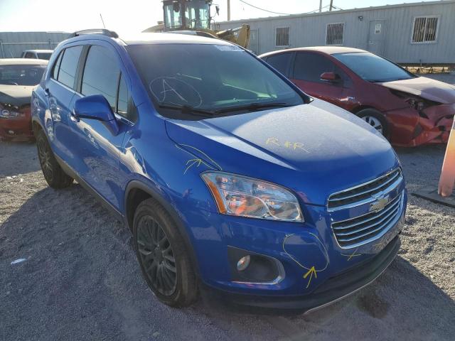 CHEVROLET TRAX LTZ 2016 with VIN KL7CJMSB9GB525733 - Photo from auction