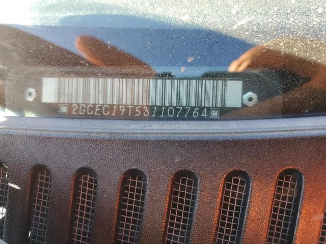 Photo 10 from auction – 2003 CHEVROLET SILVERADO with VIN 2GCEC19T531107764