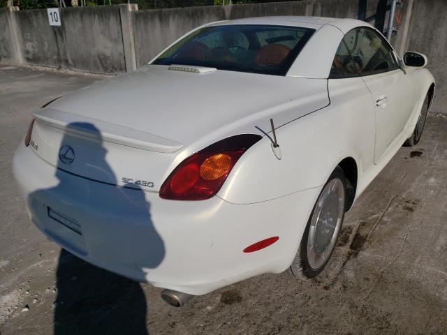 Photo 4 from auction – 2005 LEXUS SC 430 with VIN JTHFN48Y550066997