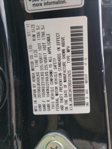Photo 10 from auction – 2011 HONDA CR-V EXL with VIN JHLRE3H72BC012425