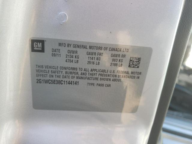 Photo 10 from auction – 2012 CHEVROLET IMPALA LTZ with VIN 2G1WC5E38C1144141