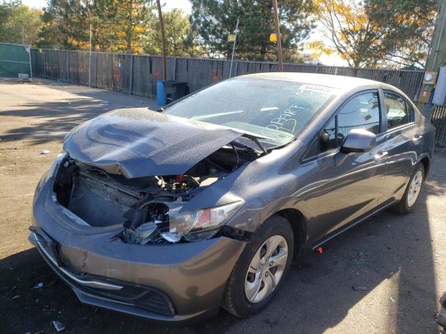 Photo 2 from auction – 2013 HONDA CIVIC LX with VIN 2HGFB2F59DH544681