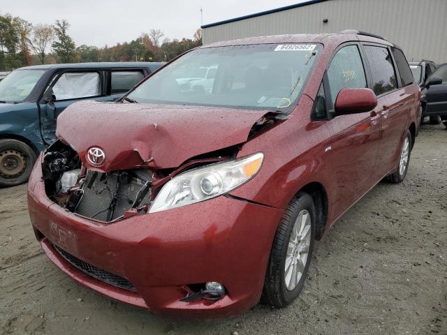 Photo 2 from auction – 2017 TOYOTA SIENNA XLE with VIN 5TDDZ3DCXHS169352