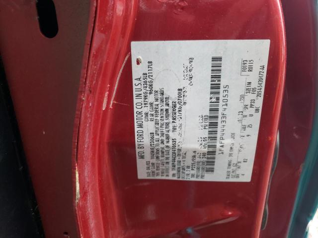 Photo 10 from auction – 2003 FORD MUSTANG with VIN 1FAFP44433F410535