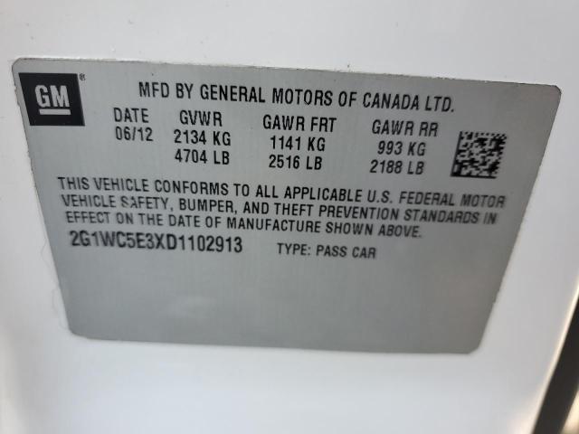 Photo 10 from auction – 2013 CHEVROLET IMPALA LTZ with VIN 2G1WC5E3XD1102913