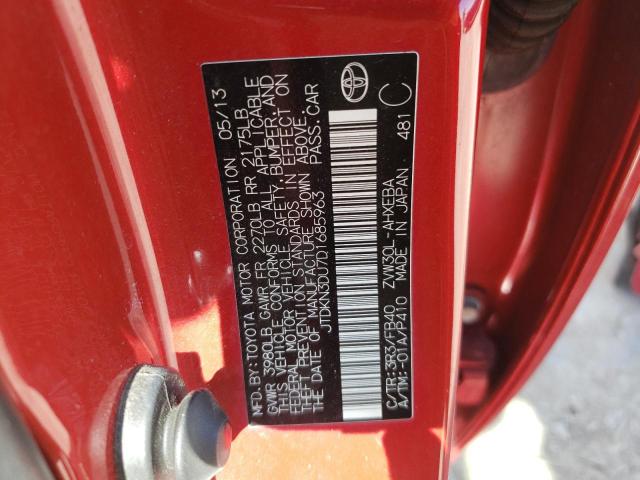 Photo 10 from auction – 2013 TOYOTA PRIUS with VIN JTDKN3DU7D1685963