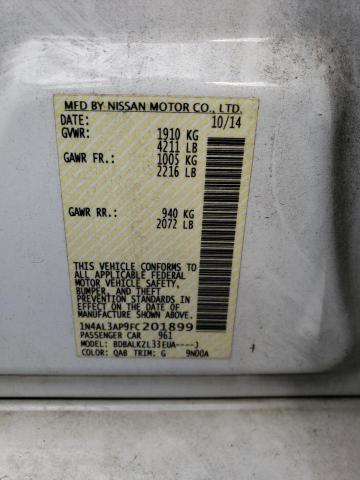 Photo 10 from auction – 2015 NISSAN ALTIMA 2.5 with VIN 1N4AL3AP9FC201899
