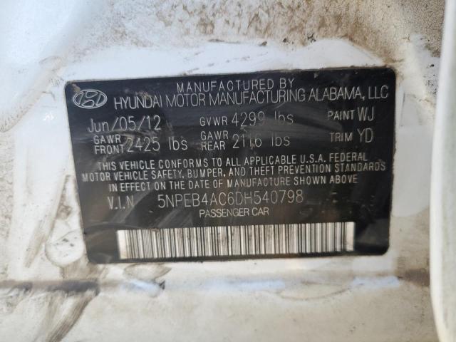 Photo 10 from auction – 2013 HYUNDAI SONATA GLS with VIN 5NPEB4AC6DH540798