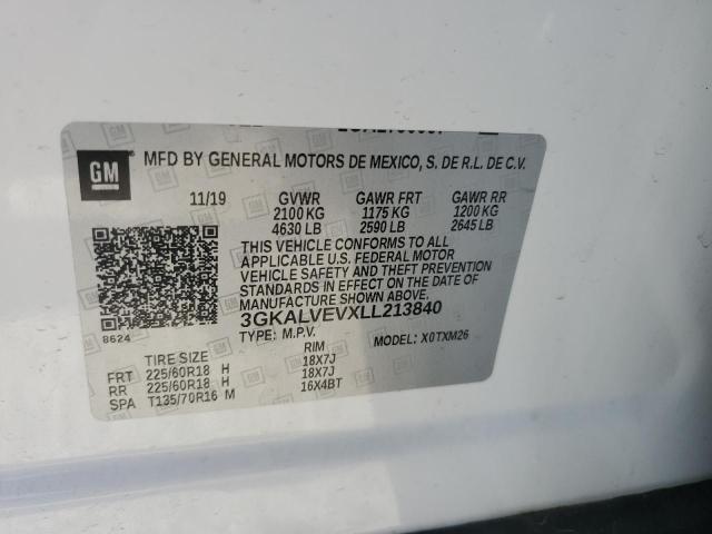 Photo 10 from auction – 2020 GMC TERRAIN SL with VIN 3GKALVEVXLL213840