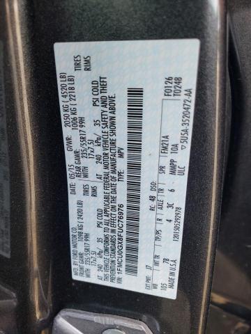 Photo 10 from auction – 2015 FORD ESCAPE SE with VIN 1FMCU0GX8FUC76976