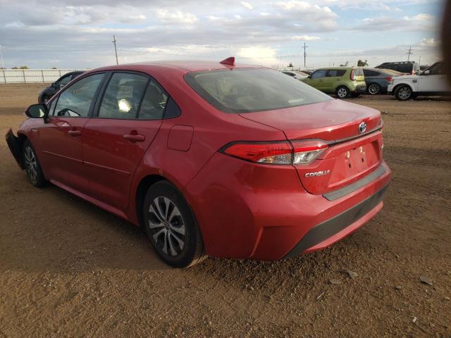 Photo 3 from auction – 2020 TOYOTA COROLLA LE with VIN JTDEBRBE1LJ018129