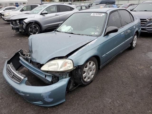 Photo 2 from auction – 2000 HONDA CIVIC with VIN 2HGEJ6611YH558163