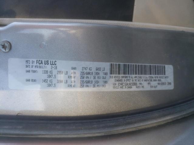 Photo 10 from auction – 2018 CHRYSLER PACIFICA L with VIN 2C4RC1GG0JR232869