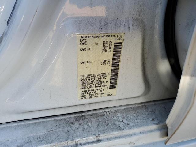 Photo 10 from auction – 2015 NISSAN ALTIMA 2.5 with VIN 1N4AL3APXFC445772