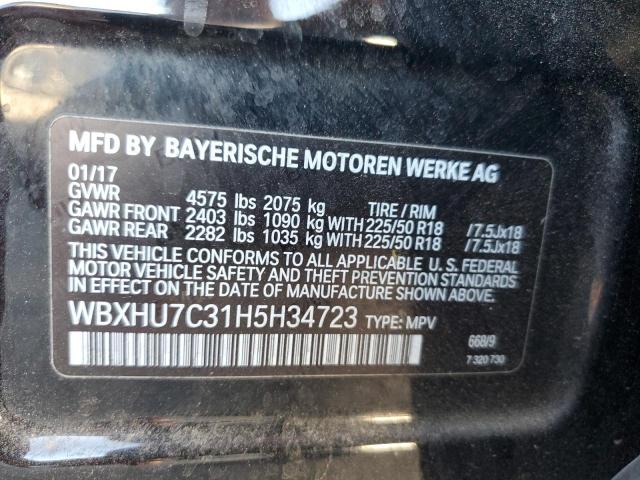Photo 10 from auction – 2017 BMW X1 SDRIVE2 with VIN WBXHU7C31H5H34723