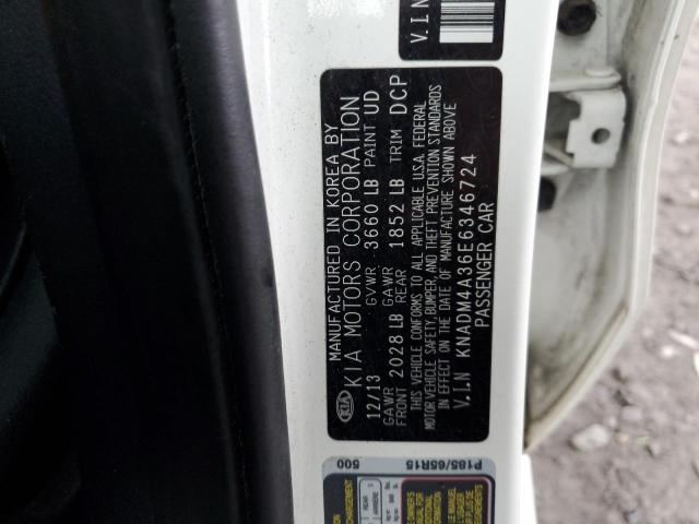 Photo 10 from auction – 2014 KIA RIO LX with VIN KNADM4A36E6346724