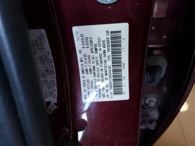 Photo 10 from auction – 2013 HONDA ACCORD EX with VIN 1HGCR2F7XDA064583