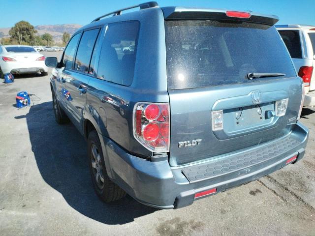 Photo 3 from auction – 2007 HONDA PILOT EXL with VIN 2HKYF18717H534095