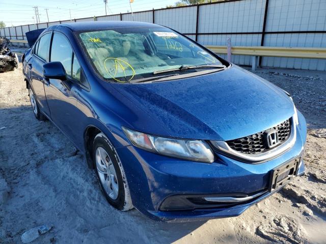 HONDA CIVIC LX 2013 with VIN 2HGFB2F59DH578846 - Photo from auction