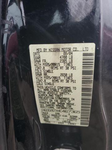 Photo 10 from auction – 2004 NISSAN FRONTIER K with VIN 1N6DD26TX4C467365