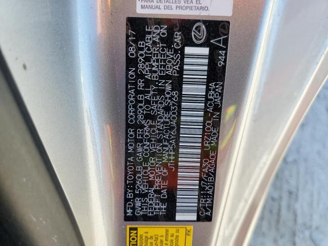 Photo 10 from auction – 2018 LEXUS LC 500 with VIN JTHHP5AY6JA003768
