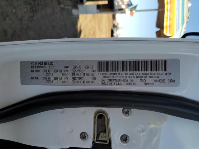 Photo 10 from auction – 2018 RAM 1500 SLT with VIN 1C6RR7GG8JS144420