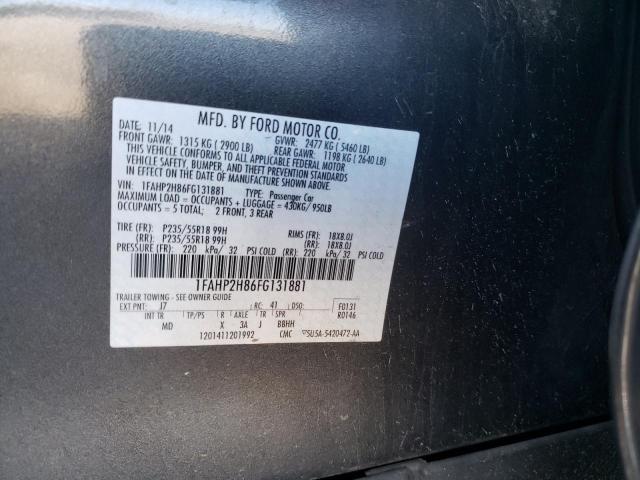Photo 10 from auction – 2015 FORD TAURUS SEL with VIN 1FAHP2H86FG131881