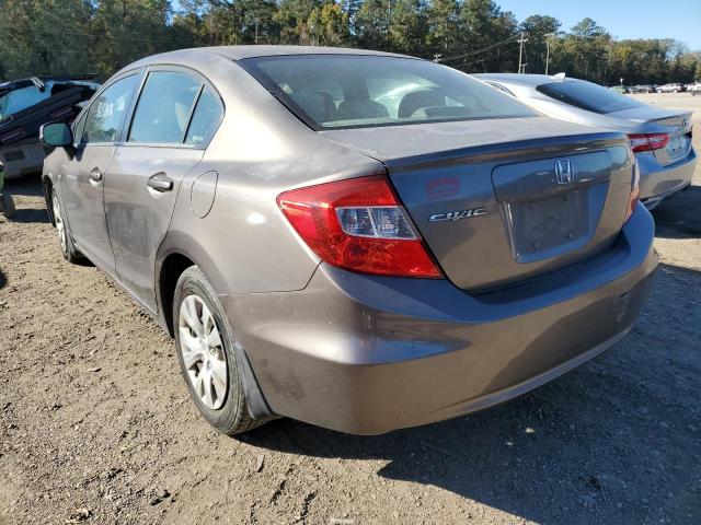 Photo 3 from auction – 2012 HONDA CIVIC LX with VIN 2HGFB2F57CH587706