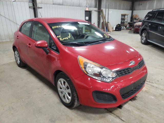 KIA RIO LX 2012 with VIN KNADM5A35C6019654 - Photo from auction