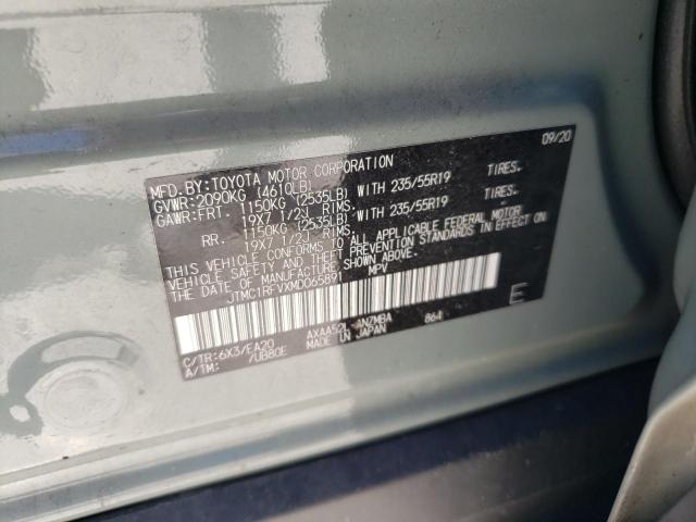 Photo 10 from auction – 2021 TOYOTA RAV4 XLE P with VIN JTMC1RFVXMD065891