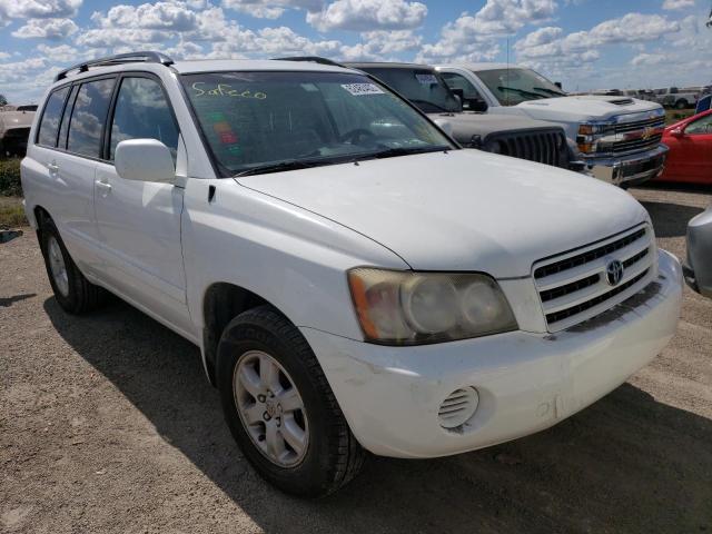 TOYOTA HIGHLANDER 2003 with VIN JTEHF21A830138342 - Photo from auction