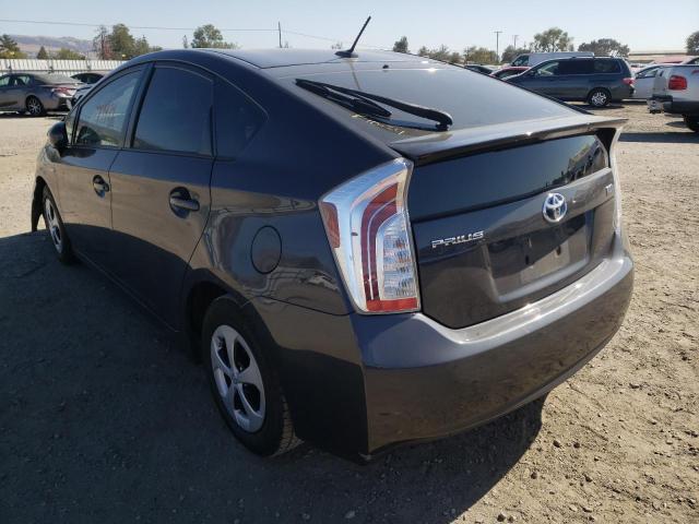 Photo 3 from auction – 2013 TOYOTA PRIUS with VIN JTDKN3DU9D5642217