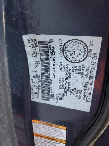 Photo 10 from auction – 2003 FORD EXPLORER with VIN 1FMZU74E63UA81637
