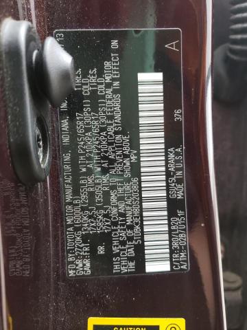 Photo 10 from auction – 2013 TOYOTA HIGHLANDER with VIN 5TDBK3EH8DS203806