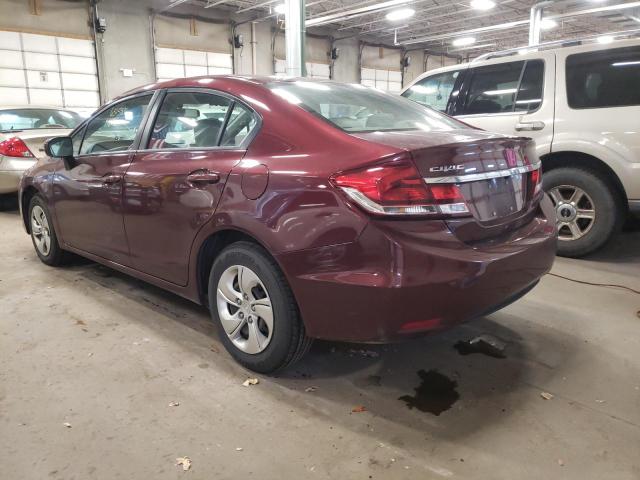Photo 3 from auction – 2014 HONDA CIVIC LX with VIN 19XFB2F52EE083786